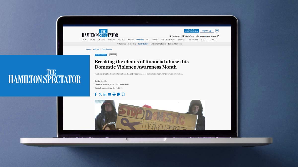 The Hamilton Spectator Article—by Kim Scouller